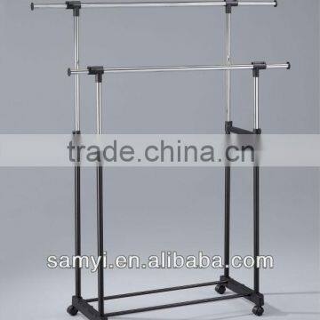 Metal Clothes Rack Trolley