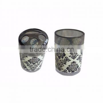 Wholesale bathroom set Plastic toothbrush holder with cover