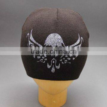 CHEAP 3D PRINTTING ACRYLIC KNITTING BEANIE WINTER HAT FOR MEN