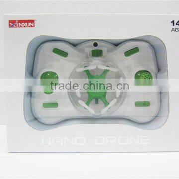 2016 Newest Green / Blue 2.4GHz 360 Degree Rotation Mini rc Hexacopter Hovering Nano Hexa Drone Toys for Kids photo-5