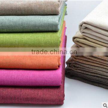 Top-grade Linen fabric Plain color sofa cover pillow cushion wholesale