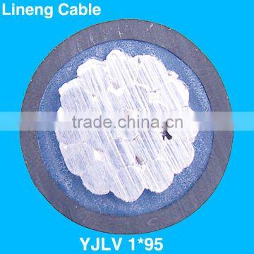 Lineng YJLV 1*95 Low Voltage 1 Core Aluminum Electrical Power Cable