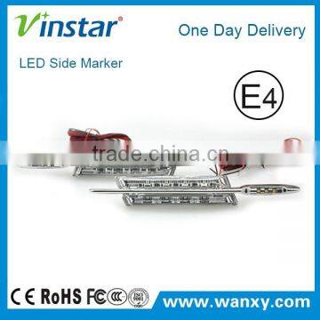 Hot new products clear 12v led side marker and clearance lights for BMW E81/E82/E87/E88/E90/E60/E61/E39/E46