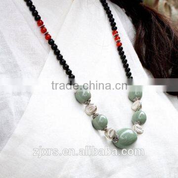 Korean Jewelry Retro National Wind Amulets Longevity Lock Pendant Necklace Long Sweater Chain Decorative Accessories Lesbian Sum photo-2