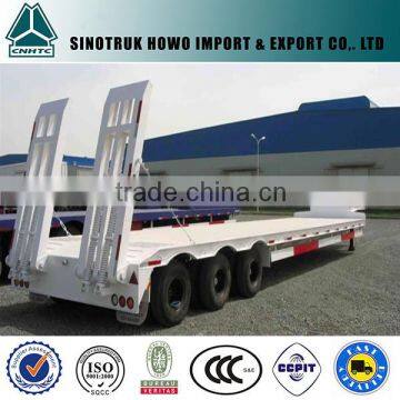 High quality lowbed howo semi trailer for sale