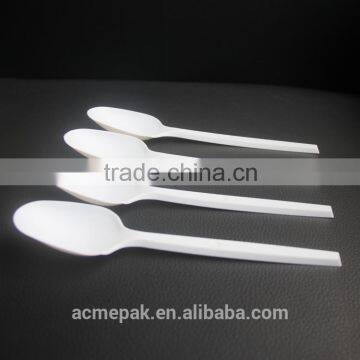 PP disposable flate fast food plastic spoon