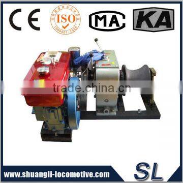 High Quality 5Ton Diesel/Gasoline Enginer Power Winch For The Wild Mountain Construction photo-3