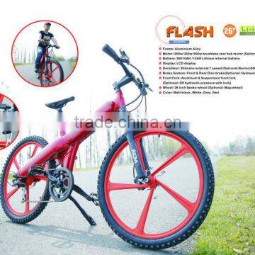 Flash-2014 direct factory CE / EN15194 hot sale 26 inch / 28 inch e cycle electric bike