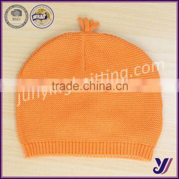 100% Acrylic Crocheted knitted baby beanie cap hats china manufacturer (accept customized)