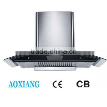 2015 new style kitchen ventilator / range hood/Tempered glass smoke exhaust ventilator H8