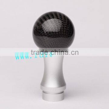 Brand New Universal Auto Black Carbon Fiber Cool Gear Shift Knobs