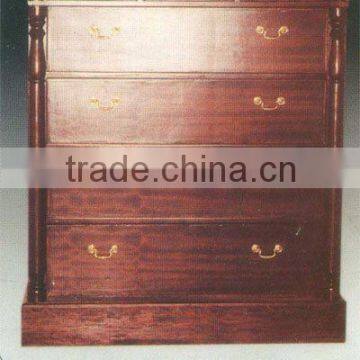 4 Drawer Chest with 3 Drawer TopMahogany Indoor Furniture