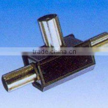 CATV splitter black color brass material nickel plating rohs comliant