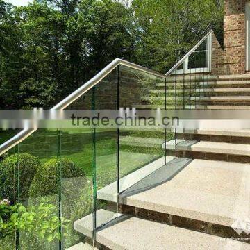 Framelss glass railing outdoor terrace railing