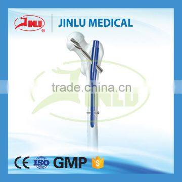 JINLU fully stocked pure titanium/titanium alloy pfn interlocking nails, pfna orthopedic implants, pfna intramedullary nail