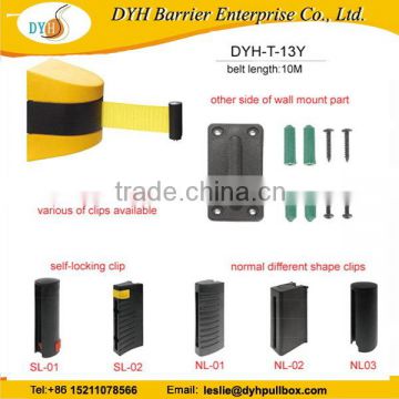 Customized hot sell wall mounted crowd control barrier belt