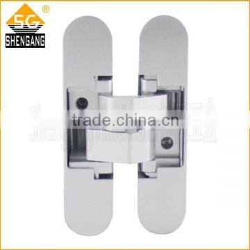 Adjustable 180 degree zinc alloy 3D hidden hinges folding sliding doors