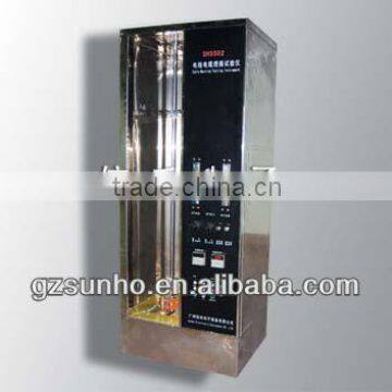 Single Vertical Insulated Wire Flame Chamber Tester