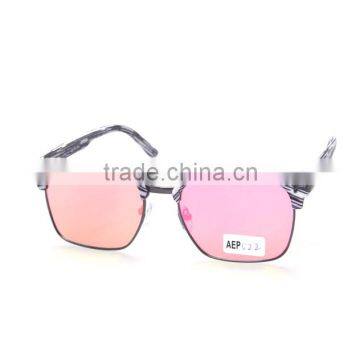 Hot selling cheap classic black plastic and metal frame sunglasses