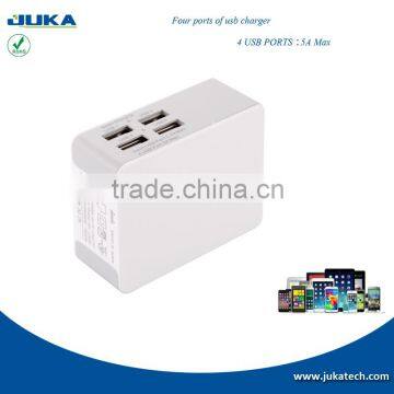 Wholesale Universal Travel Charger 4 port usb wall charger for mobile phone use