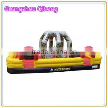 Outdoor Inflatable Sport Game With Trampoline, Inflatable Wrecking Ball, Inflatable Sport Arena for Sale