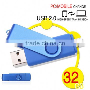 16GB USB 3.0 / Micro USB OTG(On-The-Go) Flash Drive for Android Smartphones and Tablets