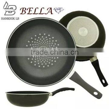 [High Quality]aluminum pan/diamond coating frying pan/hand pan/fry pan