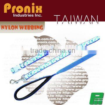 Ribbon nylon dog leash