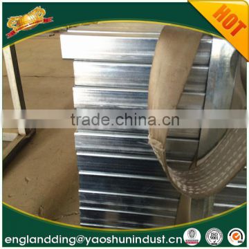 galvanized square steel pipe/ galvanized square tube