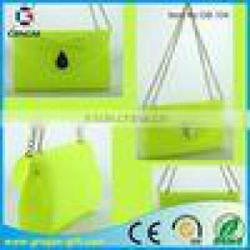 2014 hot sell fashion colorful sell silicone single shoulder Bag