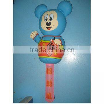 new design cartoon pvc inflatable animal toys,plastic animal toy for kids