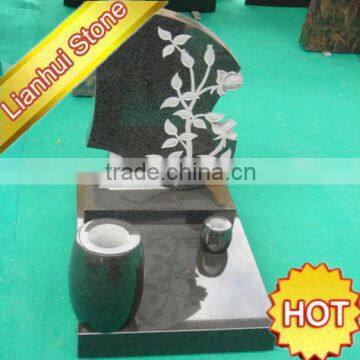 cheap granite tombstones with flower vases