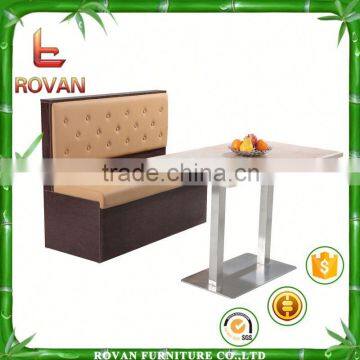 beige booth sofa hotel sofa