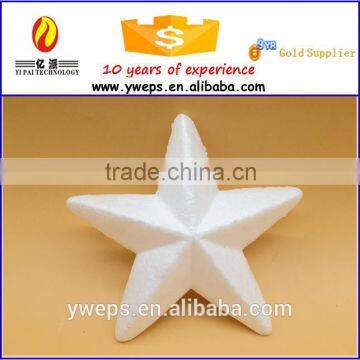 YIWU artificial white polystyrene foam DIY star model