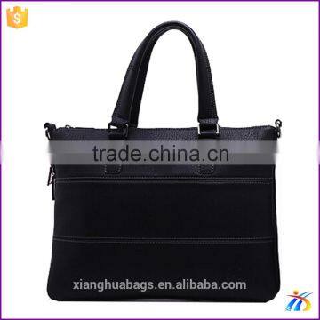 2016 New design fashion designed leather tote bag for men