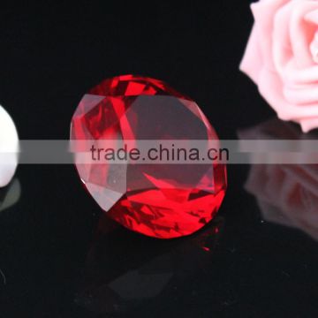 Promotional 2016 wholesale rough crystal red diamond