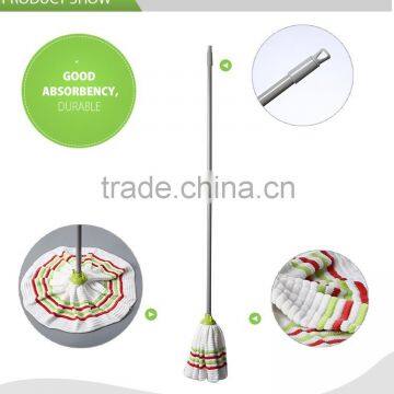 Durable 360 microfiber spin mop wholesale, coating iron fiber material