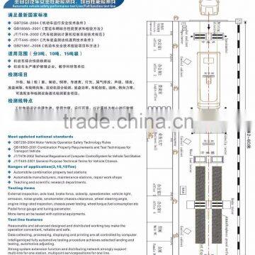 Car Inspection Line Vehicle Examination Station Car Checking Lane