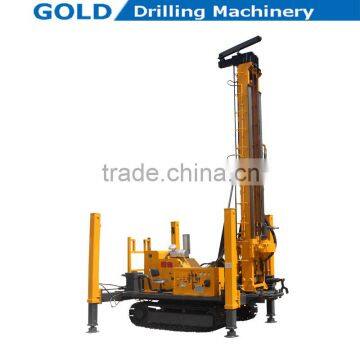 Crawler Mounted 1.5m Landing Leg Strock DTH Hammer Drilling Rig