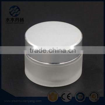 20ml round frosted glass cosmetic cream jar