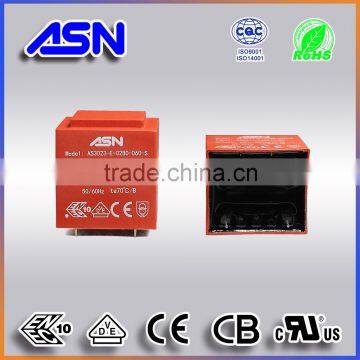 VDE CE CB UL CUL ROHS approved Single Phase PCB mount 220V 12V Encapsulated power Transformer