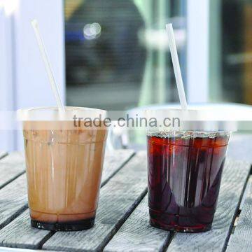 PET Clear Disposable Plastic Iced Tea Cup With Lids China Manufacturer