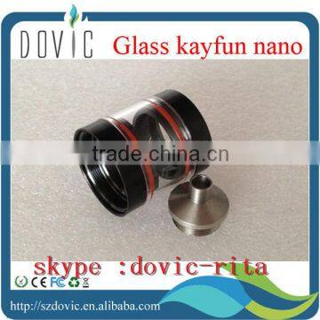 2014 new arrival brass/black kayfun quartz kit with best price kayfun nano quartz tank kayfun nano quartz