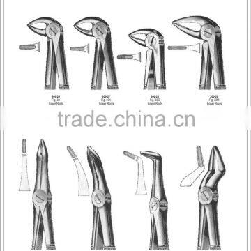 Dental Extraction Forceps Dental Instruments Made of Stainless Steel English Pattern