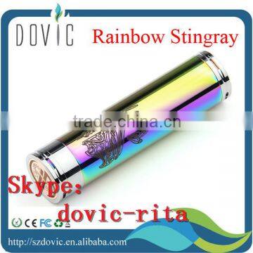 High quality 1:1 clone rainbow e-cigarette mod rainbow stingray mod