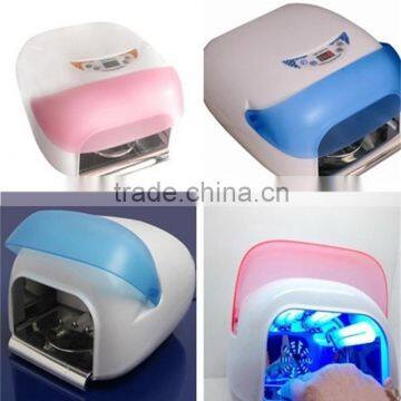 Pro. 36W Digital UV Gel Lamp Curing Tube Light Nail Art Dryer Salon 4 X 9W AC 110V 220V