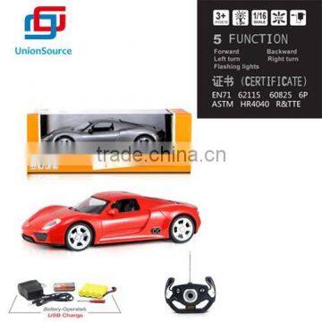 new style 1:14 red radio control car with light