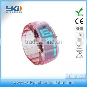 Glow bracelet binary led digital wrist watch for peakblow