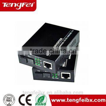 In stock 10/100M single fiber single mode SC, 9V 12V dc media converter