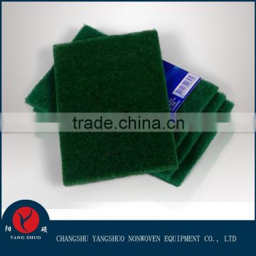 kitchen cleaning scouring pad making machine line